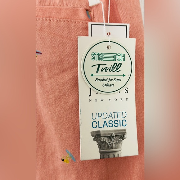 Jachs NY Men’sPink Surferboard Brushed Cotton Twill Bleeker Short W 34”/I 9” NWT - Picture 11 of 13